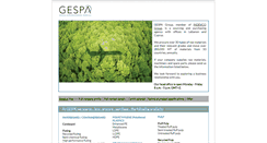Desktop Screenshot of gespagroup.com